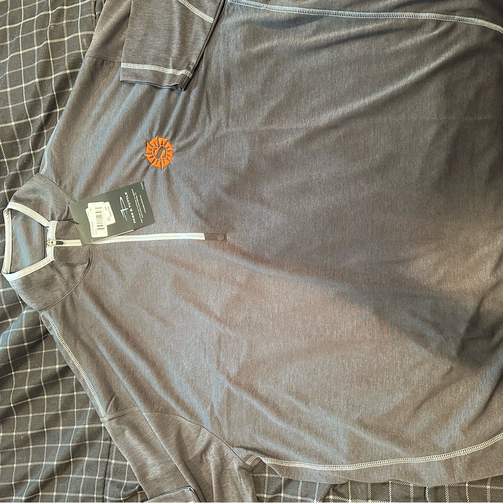 Sun Country Gray Long Sleeve Men's 1/4 Zip